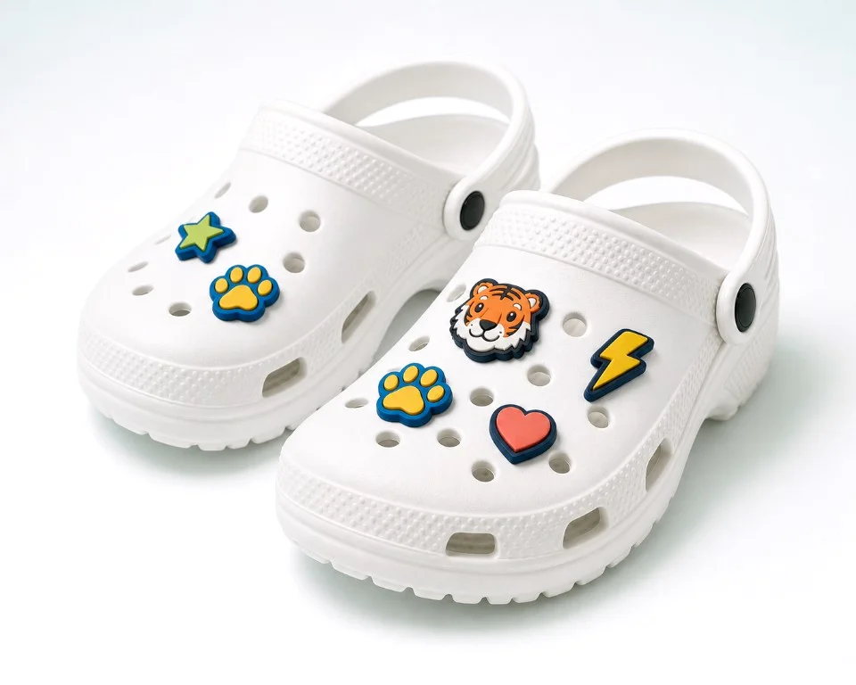 Clog-Anhänger — Weiche PVC-Anhänger für die Ösen von Clogs